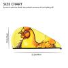 Bird's Nest Golden Chicken Coral Velvet Dry Hair Cap - Super Absorbent Hair Towel Wrap Microfiber Hair Turban for Women Men view 4