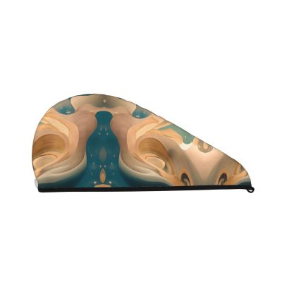 ChenGua Dunhuang Mystery Coral Velvet Dry Hair Cap - Super Absorbent Hair Towel Wrap Microfiber Hair Turban for Women Men