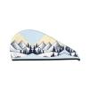 ChenGua White Snowy Mountains Coral Velvet Dry Hair Cap - Super Absorbent Hair Towel Wrap Microfiber Hair Turban for Women Men view 1