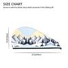 ChenGua White Snowy Mountains Coral Velvet Dry Hair Cap - Super Absorbent Hair Towel Wrap Microfiber Hair Turban for Women Men view 4
