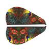 ChenGua Peacock Flowers Coral Velvet Dry Hair Cap - Super Absorbent Hair Towel Wrap Microfiber Hair Turban for Women Men view 2