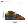 ChenGua Peacock Flowers Coral Velvet Dry Hair Cap - Super Absorbent Hair Towel Wrap Microfiber Hair Turban for Women Men view 4