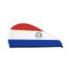 ChenGua Flag of Paraguay Coral Velvet Dry Hair Cap - Super Absorbent Hair Towel Wrap Microfiber Hair Turban for Women Men view 1
