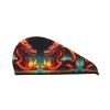 ChenGua Dragon King in Fire Coral Velvet Dry Hair Cap - Super Absorbent Hair Towel Wrap Microfiber Hair Turban for Women Men view 1
