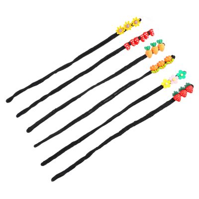 Beatifufu 6pcs Colorful Twisting Hair Bun Maker for Women Diy Hairdressing Tool for All Hairstyles Comfortable Hair Ornament for Parties Travel and Festivals