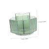 NOLITOY Makeup Brush Organizer Rotating Design Capacity Cosmetic Brush Holder for Desktop Storage Versatile Compartment Box for Makeup Tools and Accessories Elegant Green view 2