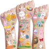 10 Sheets Happy Easter Tattoos For Kids Boys Girls Funny Bunny Eggs Temporary Tattoos Easter Party Decoration, Easter Fake Tattoo Sticker Party Favor Supplies Easter Basket Fillers Goodie Bag Stuffers view 1