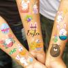 10 Sheets Happy Easter Tattoos For Kids Boys Girls Funny Bunny Eggs Temporary Tattoos Easter Party Decoration, Easter Fake Tattoo Sticker Party Favor Supplies Easter Basket Fillers Goodie Bag Stuffers view 4