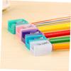 NOLITOY 5pcs Cosmetic Pencil Sharpener Eyebrow Lipliner Eyeliner Sharp for Women Random Color view 3