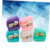 NOLITOY 5pcs Cosmetic Pencil Sharpener Eyebrow Lipliner Eyeliner Sharp for Women Random Color view 4