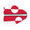 ChenGua Greenland Flag Coral Velvet Dry Hair Cap - Super Absorbent Hair Towel Wrap Microfiber Hair Turban for Women Men view 2