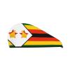 ChenGua Flag of Zimbabwe Coral Velvet Dry Hair Cap - Super Absorbent Hair Towel Wrap Microfiber Hair Turban for Women Men view 1