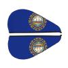 ChenGua Flag of New Hampshire Coral Velvet Dry Hair Cap - Super Absorbent Hair Towel Wrap Microfiber Hair Turban for Women Men view 2
