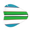 ChenGua Flag of The Republic of Uzbekistan Coral Velvet Dry Hair Cap - Super Absorbent Hair Towel Wrap Microfiber Hair Turban for Women Men view 2