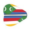 ChenGua Flag of The Comoros Coral Velvet Dry Hair Cap - Super Absorbent Hair Towel Wrap Microfiber Hair Turban for Women Men view 2