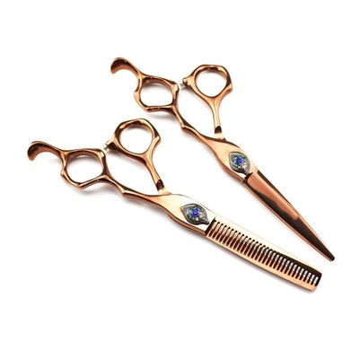 Hair Cutting Shears, 6 Inch Professional 440cSteel Bronze Phoenix Hair Scissors Haircut Thinning Barber Cutting Shears Tools Hairdresser Scissors Set(