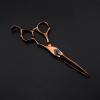 Hair Cutting Shears, 6 Inch Professional 440cSteel Bronze Phoenix Hair Scissors Haircut Thinning Barber Cutting Shears Tools Hairdresser Scissors Set( view 4