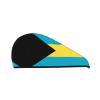 ChenGua Flag of The Bahamas Coral Velvet Dry Hair Cap - Super Absorbent Hair Towel Wrap Microfiber Hair Turban for Women Men view 1