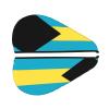 ChenGua Flag of The Bahamas Coral Velvet Dry Hair Cap - Super Absorbent Hair Towel Wrap Microfiber Hair Turban for Women Men view 2
