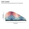 ChenGua Fantasy Paradise Space Coral Velvet Dry Hair Cap - Super Absorbent Hair Towel Wrap Microfiber Hair Turban for Women Men view 4