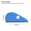 ChenGua Somali Flag Coral Velvet Dry Hair Cap - Super Absorbent Hair Towel Wrap Microfiber Hair Turban for Women Men view 4