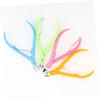 Beatifufu Manicure Tool Cuticle Nipper with Rounded Handles Precision Cutting for Clean Snip Essential Nail Art Accessory Random Color view 2