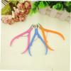 Beatifufu Manicure Tool Cuticle Nipper with Rounded Handles Precision Cutting for Clean Snip Essential Nail Art Accessory Random Color view 3