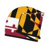 ChenGua Maryland State Flag Coral Velvet Dry Hair Cap - Super Absorbent Hair Towel Wrap Microfiber Hair Turban for Women Men view 3