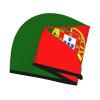 ChenGua Portuguese Flag Coral Velvet Dry Hair Cap - Super Absorbent Hair Towel Wrap Microfiber Hair Turban for Women Men view 3