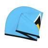 ChenGua Flag of Saint Lucia Coral Velvet Dry Hair Cap - Super Absorbent Hair Towel Wrap Microfiber Hair Turban for Women Men view 3