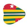 ChenGua Flag of Togo Coral Velvet Dry Hair Cap - Super Absorbent Hair Towel Wrap Microfiber Hair Turban for Women Men view 2