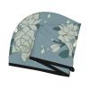 ChenGua White Bauhinia Coral Velvet Dry Hair Cap - Super Absorbent Hair Towel Wrap Microfiber Hair Turban for Women Men view 3