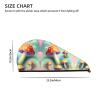 ChenGua Dreamy Little Mushroom Coral Velvet Dry Hair Cap - Super Absorbent Hair Towel Wrap Microfiber Hair Turban for Women Men view 4