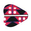 ChenGua Flag of Nepal Coral Velvet Dry Hair Cap - Super Absorbent Hair Towel Wrap Microfiber Hair Turban for Women Men view 2
