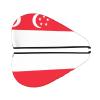 ChenGua Singapore Flag Coral Velvet Dry Hair Cap - Super Absorbent Hair Towel Wrap Microfiber Hair Turban for Women Men view 2