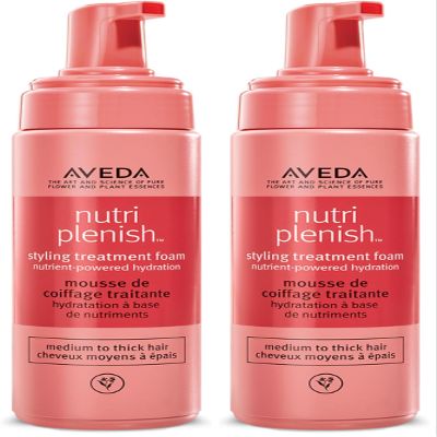 Aveda Nutriplenish Styling Treatment Foam 6.7 OZ (Pack of 2)