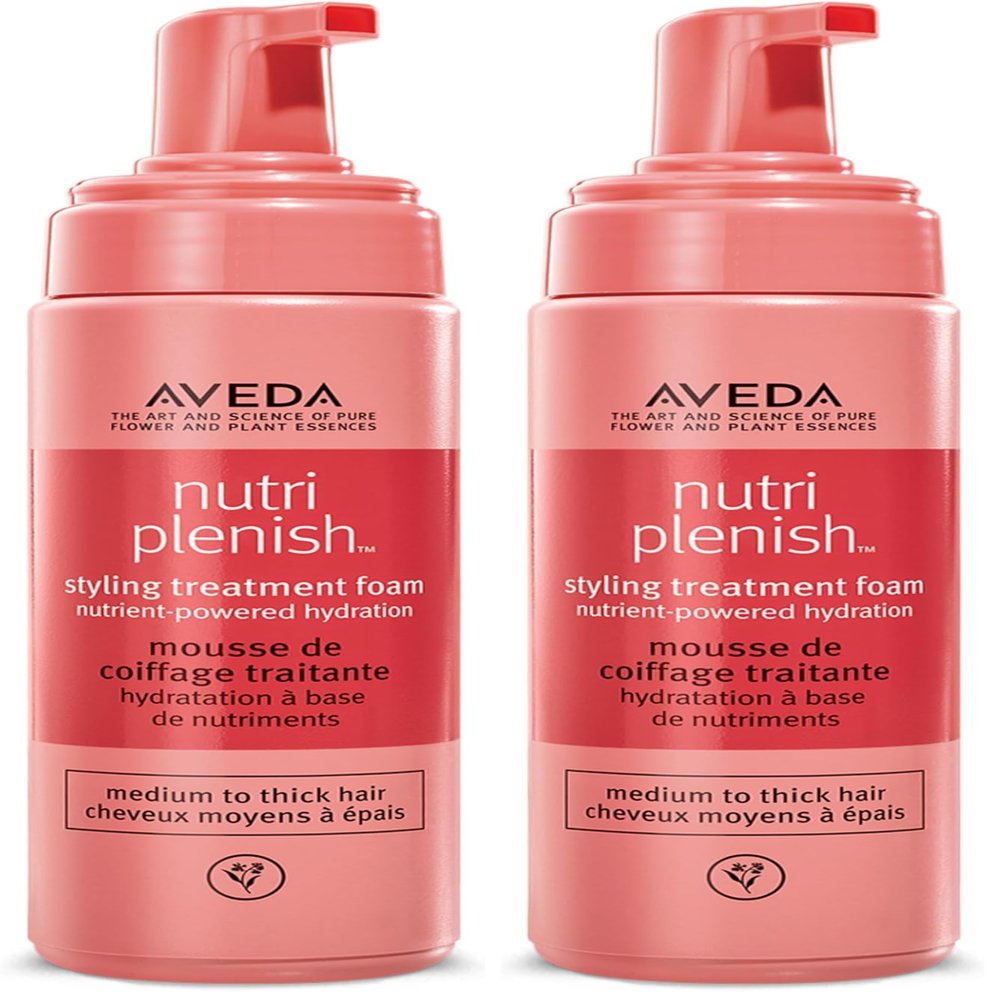 Aveda Nutriplenish Styling Treatment Foam 6.7 OZ (Pack of 2)