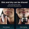 Mini Electric Shaver Pocket Size Waterproof Razor Washable Portable, Mini Electric Razor,Wet Dry Electric Shavers for Men, USB Rechargeable Shaver for Travel, Office (Black) view 4