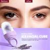 3 Pcs Facial Ice Roller Silicone Mold Reusable for Face Women and Eye Neck Cold Skin Care Tools Freezer De Puff Eye Bags Reduce Migraine Pain Pink 1 + Purple 2 view 4