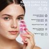 3 Pcs Facial Ice Roller Silicone Mold Reusable for Face Women and Eye Neck Cold Skin Care Tools Freezer De Puff Eye Bags Reduce Migraine Pain Pink 2 + Purple 1 view 2