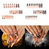 Halloween Press On Nails Glues On False Nails With Designs 1 Sheet Full Artificial Fake Nails For Art Decors view 2