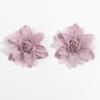 10Pcs/Set 6.3CM 2.5" Fabric Flowers for Women Hair Accessories Chiffon Flower Boutique for Headbands Head Wear (10Pcs Green, Flower) view 4