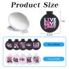 50 Pcs Cheerleader Mirror Gifts Cheerleading Compact Mirror Bulk Cheer Gifts Bulk for Team Cheerleading Gifts Folding Pocket Mirror Cheer Party Favors for Team Cheer Compact Mirror Bulk (Pink) view 2