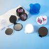 50 Pcs Cheerleader Mirror Gifts Cheerleading Compact Mirror Bulk Cheer Gifts Bulk for Team Cheerleading Gifts Folding Pocket Mirror Cheer Party Favors for Team Cheer Compact Mirror Bulk (Pink) view 3