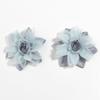 10Pcs/Set 6.3CM 2.5" Fabric Flowers For Women Hair Accessories Chiffon Flower Boutique For Headbands Head Wear (10Pcs Peach, flower) view 1