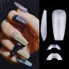 False Artificial Tip Long Full Tip Finger Sculpted-Home Manicure Tool Fake Nails Tip Transparent Natural 504x view 2