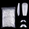 False Artificial Tip Long Full Tip Finger Sculpted-Home Manicure Tool Fake Nails Tip Transparent Natural 504x view 4
