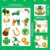 120 Pieces St Patricks Day Temporary Tattoos Irish Tattoos Stickers Decorations Shamrock Leprechaun Stickers for Irish Party St Patricks Day Gifts Ideas Classroom School Prizes Supplies view 2