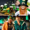 120 Pieces St Patricks Day Temporary Tattoos Irish Tattoos Stickers Decorations Shamrock Leprechaun Stickers for Irish Party St Patricks Day Gifts Ideas Classroom School Prizes Supplies view 4