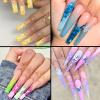 240 Pcs/Set Full Cover-Nails Tips Extra-Long Clear Nails Tips Art Tips Artifical Fingernails For Women view 2